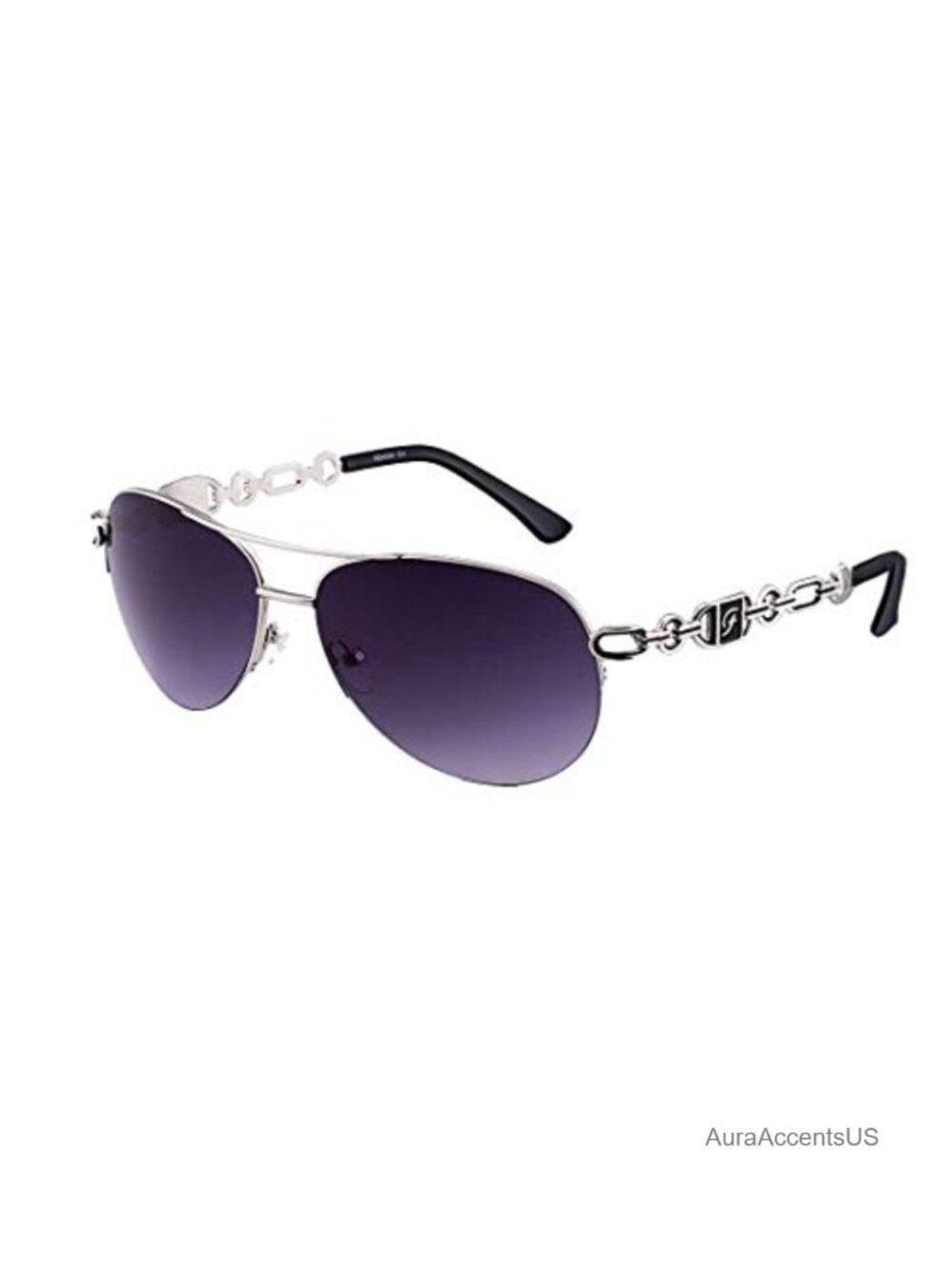 Aviator Mirrored Sunglasses UV400 Double Bridge Metal Frame Outdoor